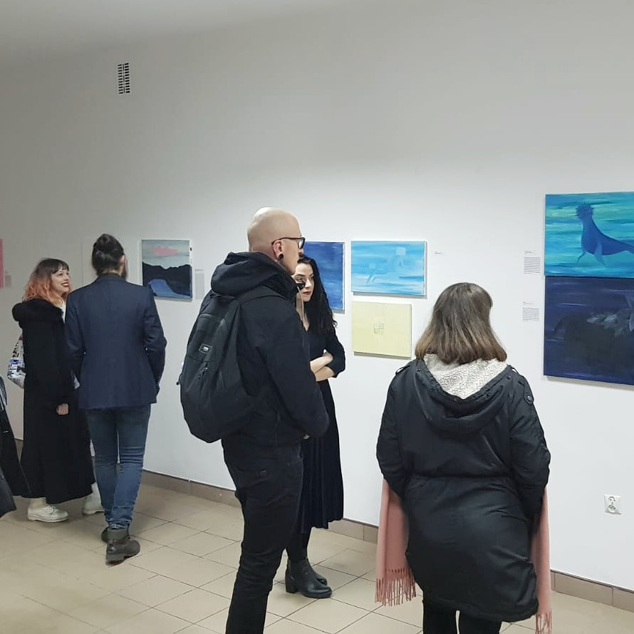 Wernisaż w Galerii Alabastro. Tytuł: Relacje intymne Data: 10.01.2020 r.