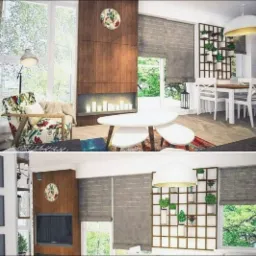 Projekt wnętrza mieszkania w Warszawie