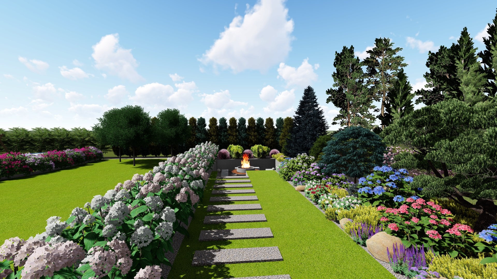 Projekt ogrodu w Warszawie