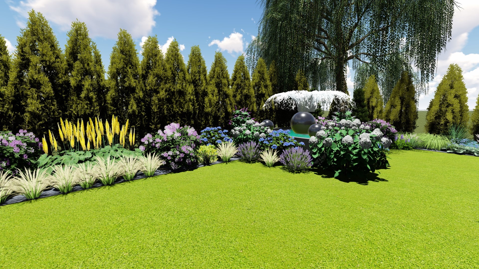 Projekt ogrodu w Niemczu