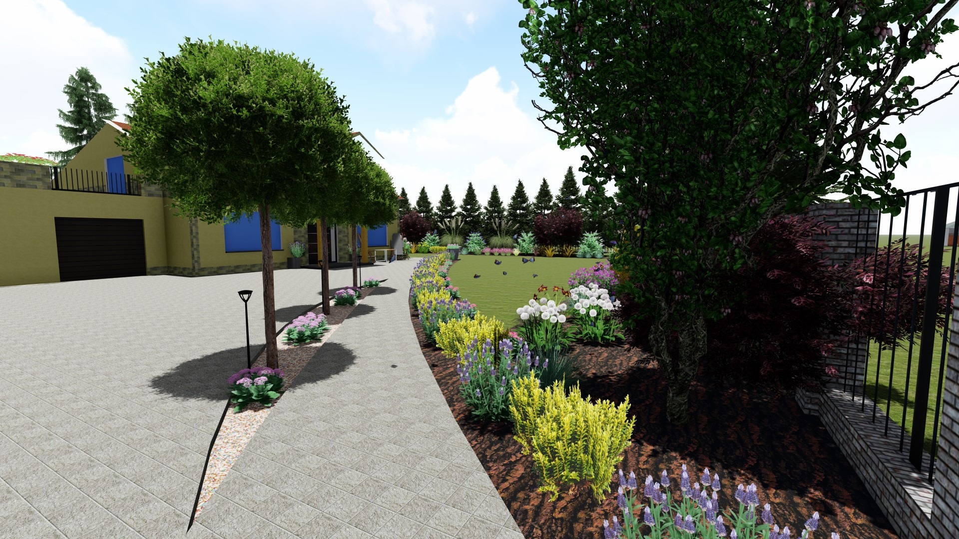 Projekt ogrodu w Szubinie