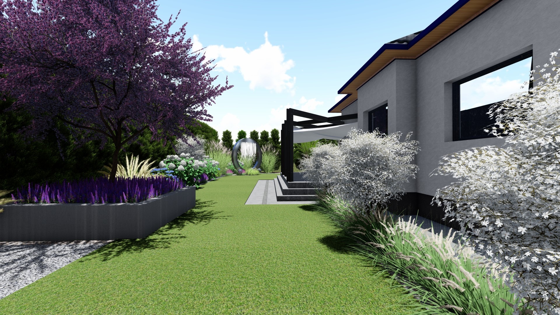 Projekt ogrodu w Czemlewie