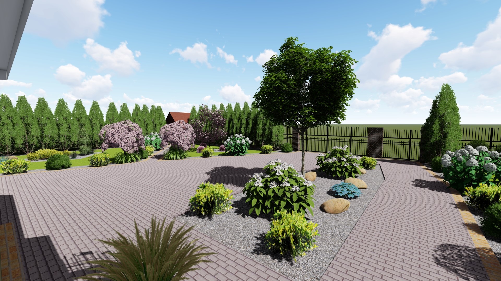 Projekt ogrodu w Zielonce