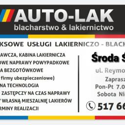 AUTO-LAK LAKIERNICTWO I BLACHARSTWO SAMOCHODOWE - Usługi Warsztatowe Środa Śląska