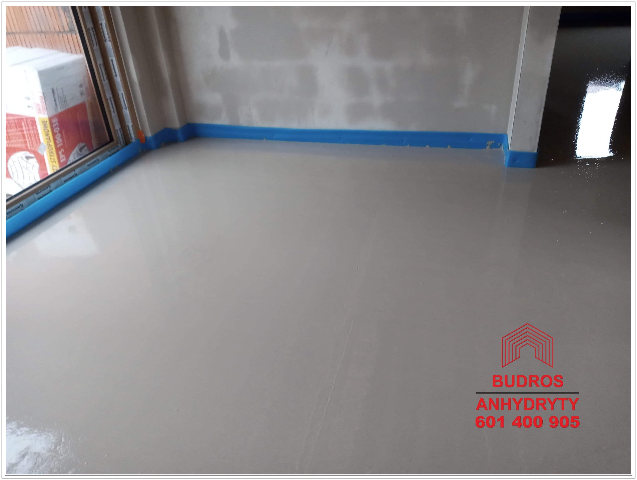 Wylewka wykonana przez Budros Anhydryty