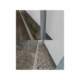 Wykończenie wzdłuż elewacji.