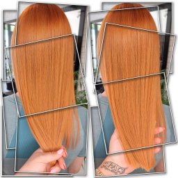 Metamorfoza włosów Justyna SPACE Hair Beauty Salon fryzjerski Westerplatte 35 Nowy Sącz