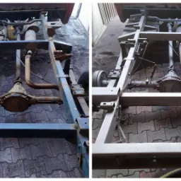 Piaskowanie - przed i po