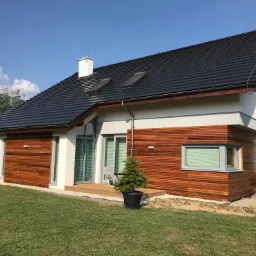 EKODREWNO - dostawa materiałów i montaż deski elewacyjnej z cedru kanadyjskiego Western Red Cedar.