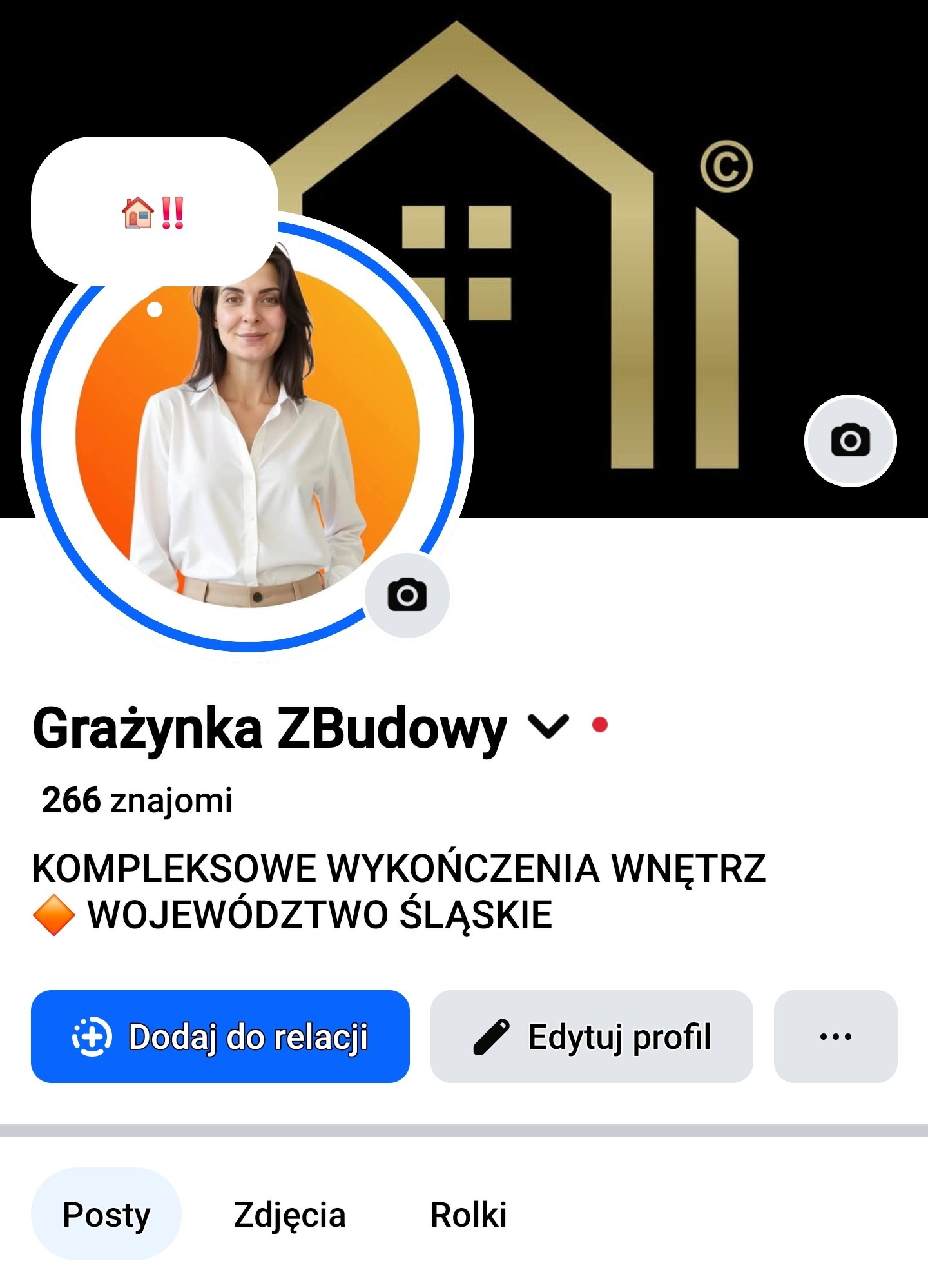 Nasz profil na Facebooku Grazynka z budowy