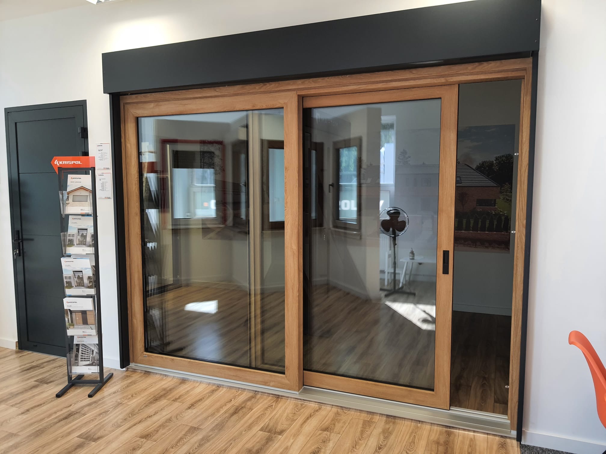 Okno HST w kolorze woodec dąb turner.