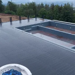 Taras z desek kompozytowych