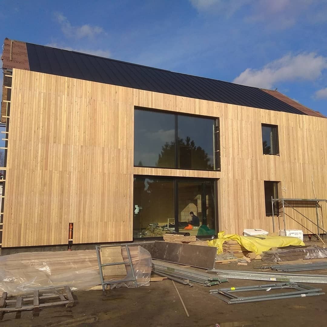 Elewacje z modrzew syberyjski. Sistem TIGA