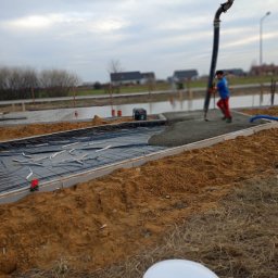 Wykonanie płyty fundamentowej Dobrzykowice woj. dolnośląskie 