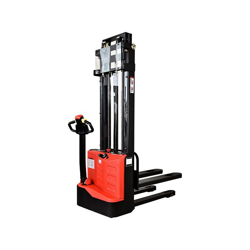 wózek podnośnikowy elektryczny z masztem