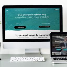 Mokap wykonanego projektu dla firmy flowup.pl
