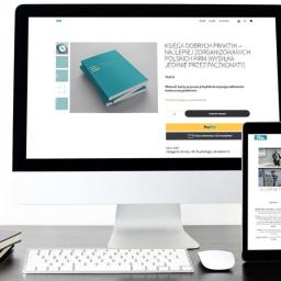 Mokap dla firmy flowup.pl i ich sklepu z księgą dobrych praktyk.