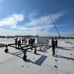 SPLINTER GROUP SPÓŁKA Z OGRANICZONĄ ODPOWIEDZIALNOŚCIĄ - Koordynacja prac na obiekcie – realizacja robót na dachu i działania zespołu w terenie.