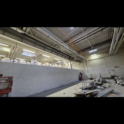 SPLINTER GROUP SPÓŁKA Z OGRANICZONĄ ODPOWIEDZIALNOŚCIĄ - Przebudowa przestrzeni hali – przygotowanie strefy pod nowe funkcje i dalsze etapy adaptacji.