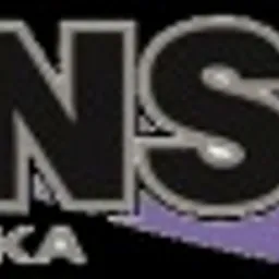 Logo firmy TRANSTOM Tomasz Kęska z motywem globu ziemskiego, utrzymane w kolorystyce czarno-fioletowej.