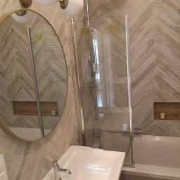 Budduj.pl - Łazienka w jodełce na podstawie projektu architekta