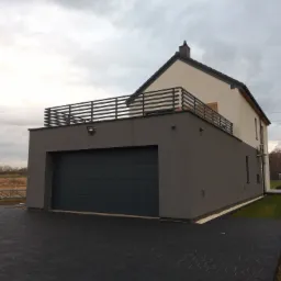 Balustrada nierdzewna lakierowana proszkowo