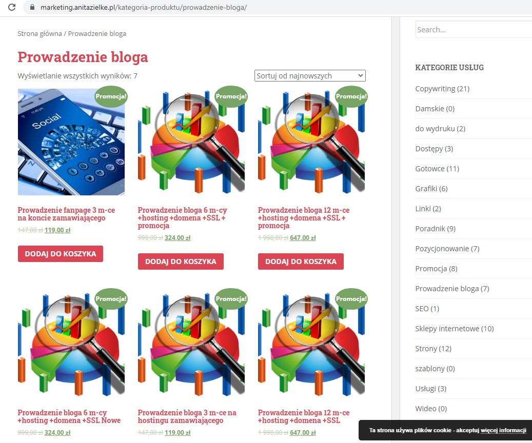 Mój sklep usługowy