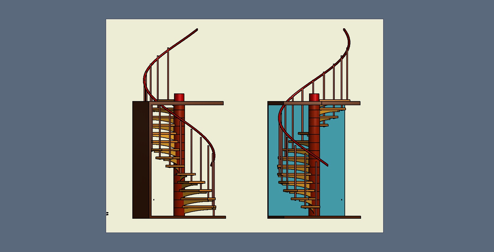 Schody ślimakowe projektowanie i wykonanie