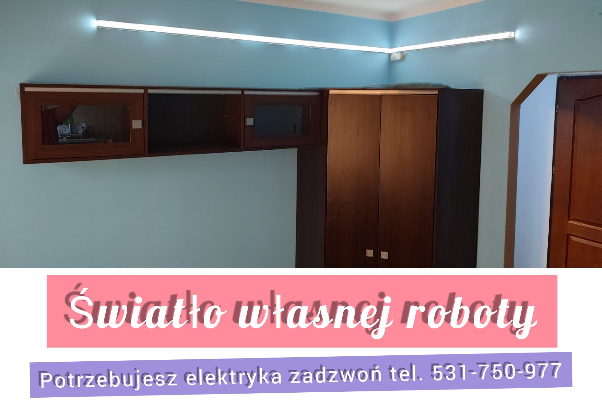 Zamów elektryka to może do twojego domu takie światło zawita.