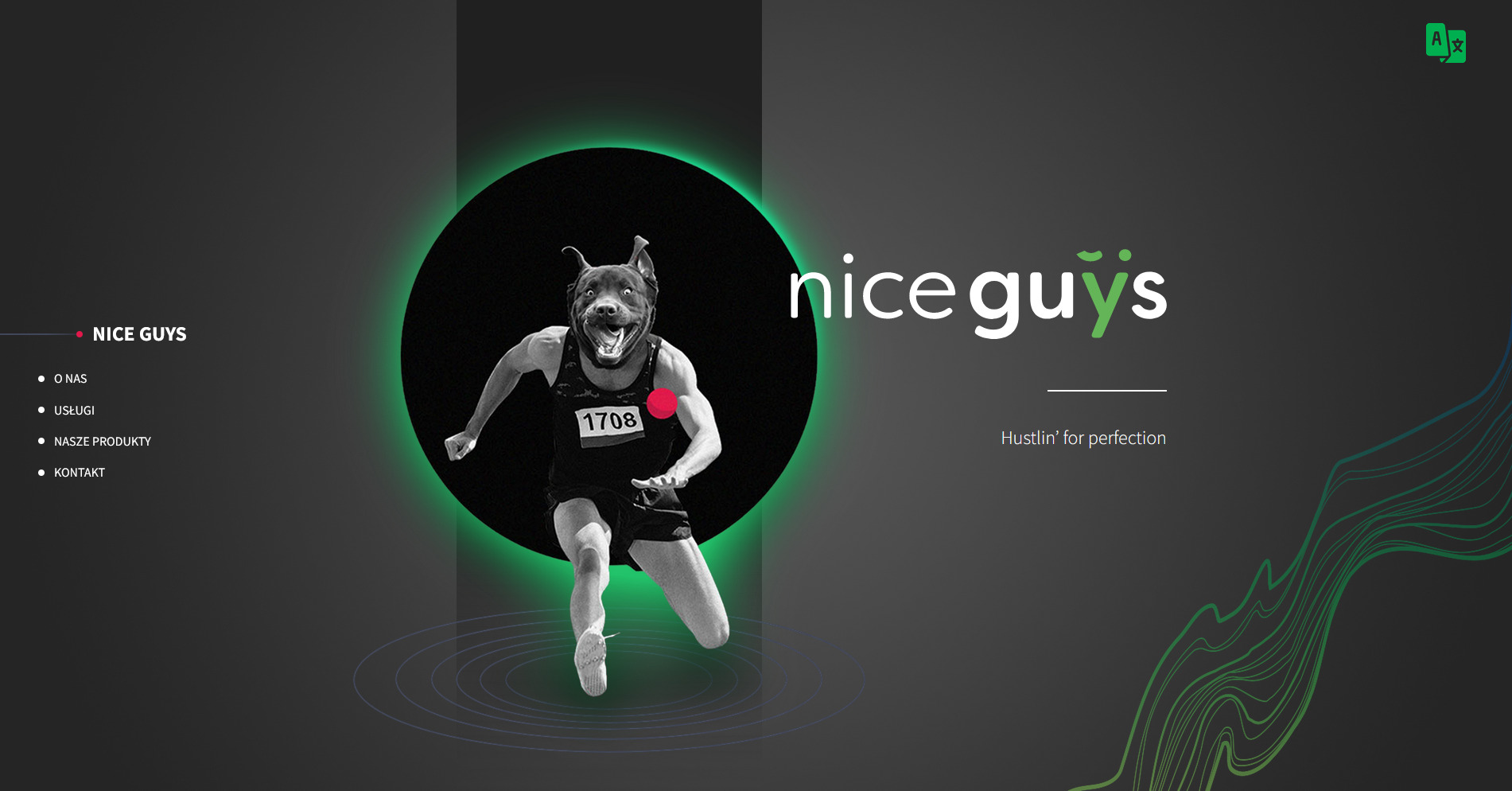 Strona internetowa Nice Guys - łódzkiego software house.