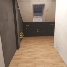 Kuchnia wraz z holem.