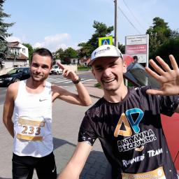Reprezentanci kraju w biegu na 50km - Paweł Kosek i Jarosław Lubiński
