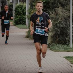 Zawody na 5km - nasz zawodnik - Marek Stuchlik