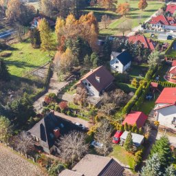 Sprzedaż domu w Libertowie - ujęcia z drona