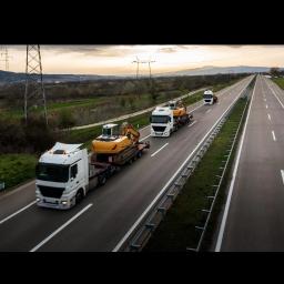 transport niskopodwoziowy
transport maszyn
transport koparki