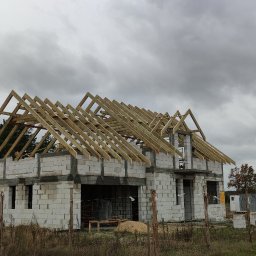Więźba dachowa - dach dwuspadowy