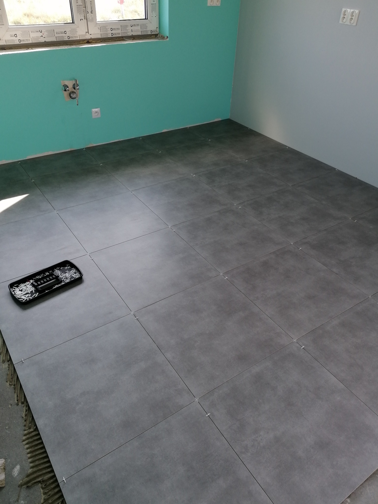 Remonty wykończenia Układanie płytek Płytki podłogowe 60x60