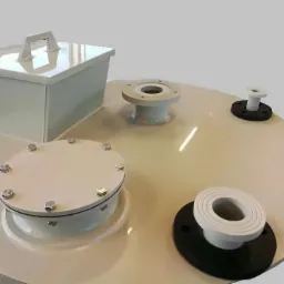 Zbiornik wykonany z tworzyw sztucznych przez Tech Pro Serwis