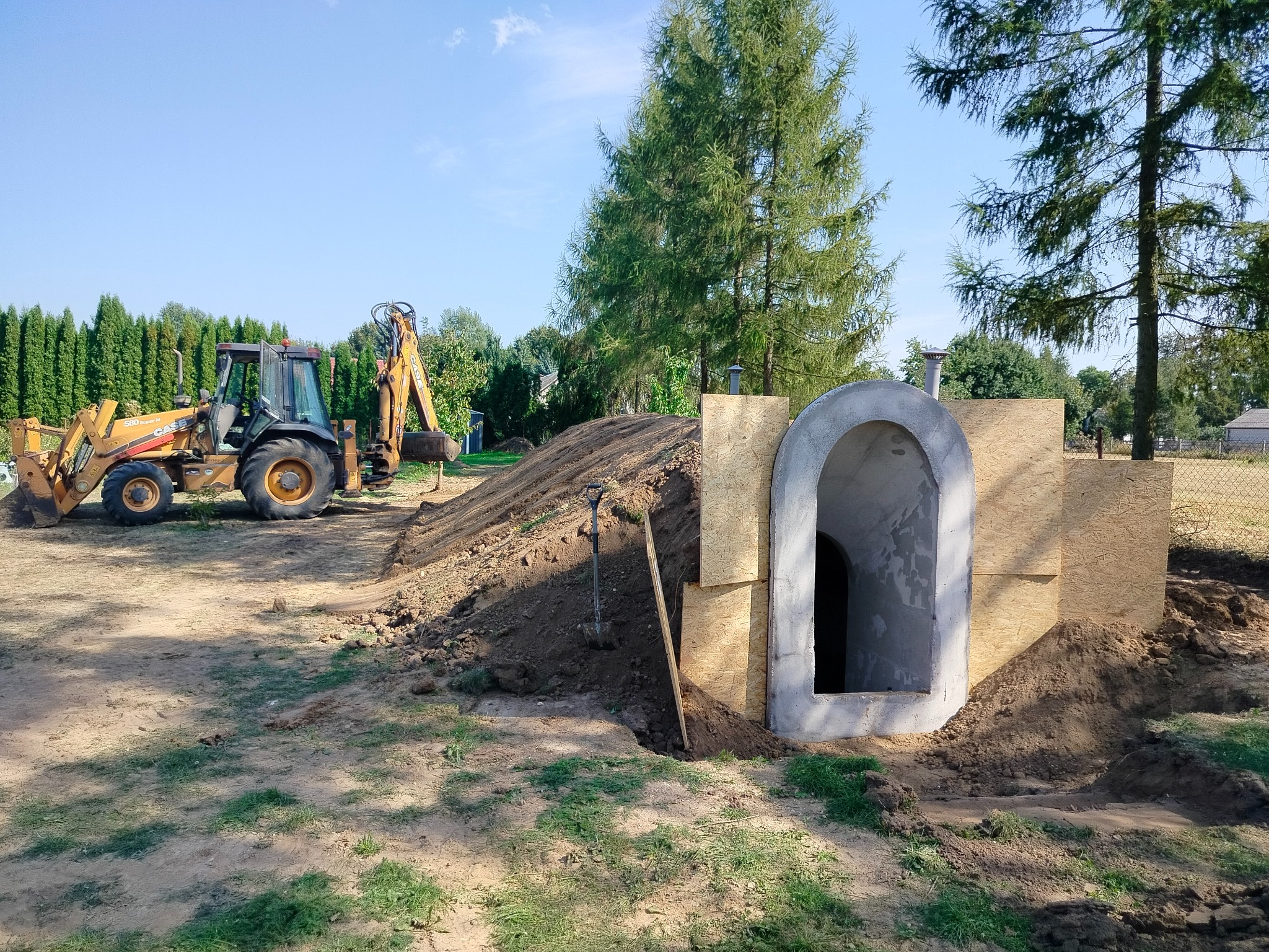 Obsypanie piwniczki u zadowolonego klienta