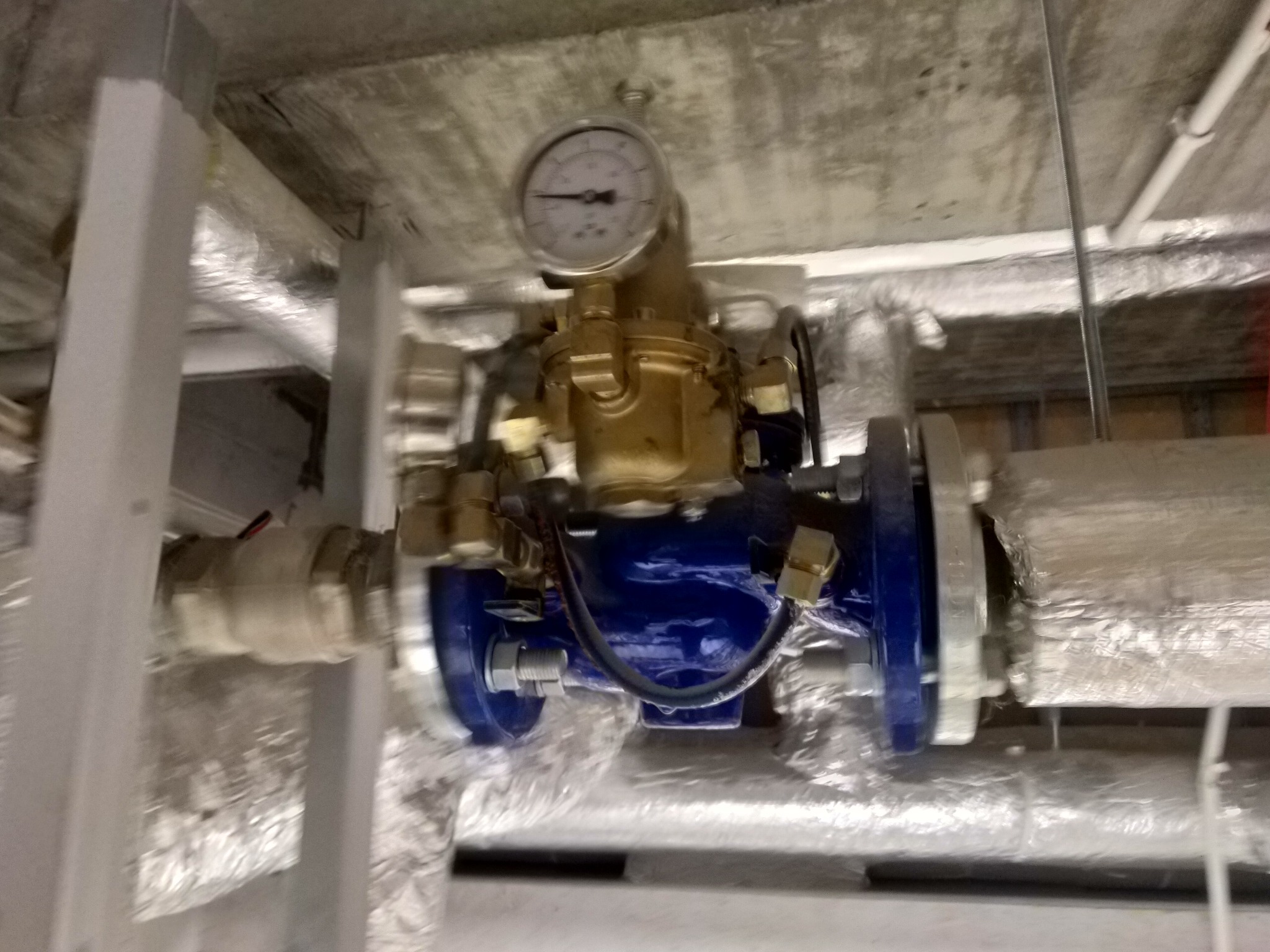 Zawór zwrotny u klienta.