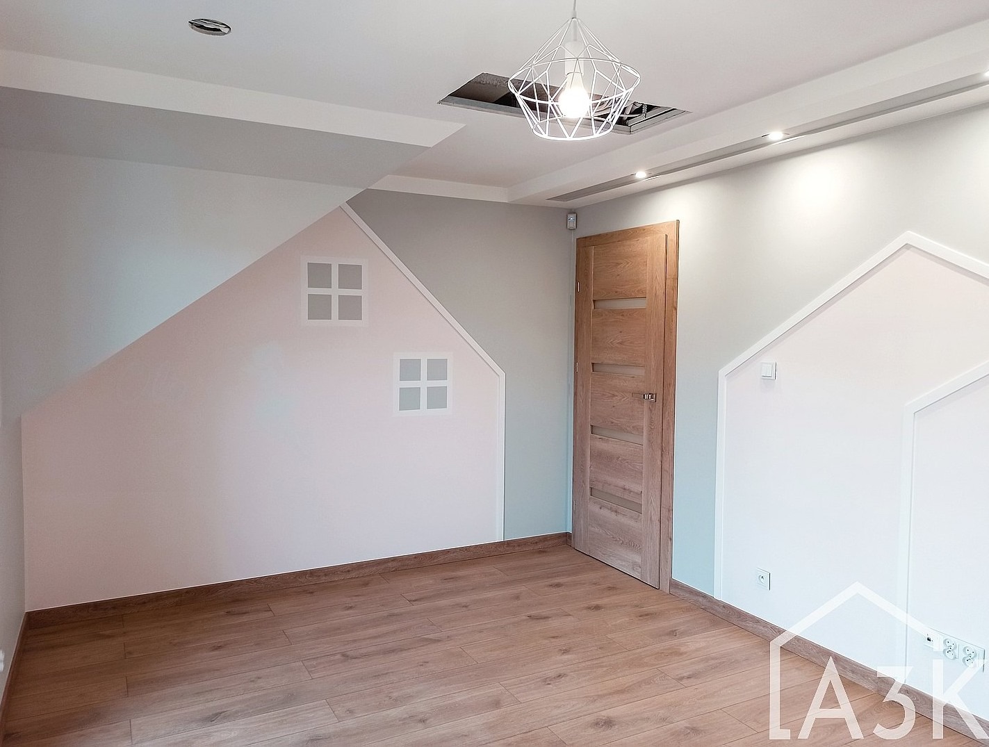 Pokój księżniczki. Domki 3d malowane ręcznie.