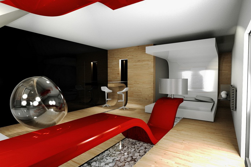 Są to moje różne fantazje na temat projektowania wnętrz