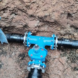 Przyłącze wod kan Zagnańsk 2