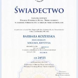 Licencja pośrednika nieruchomości nadana przez Polską Federację Rynku Nieruchomości.