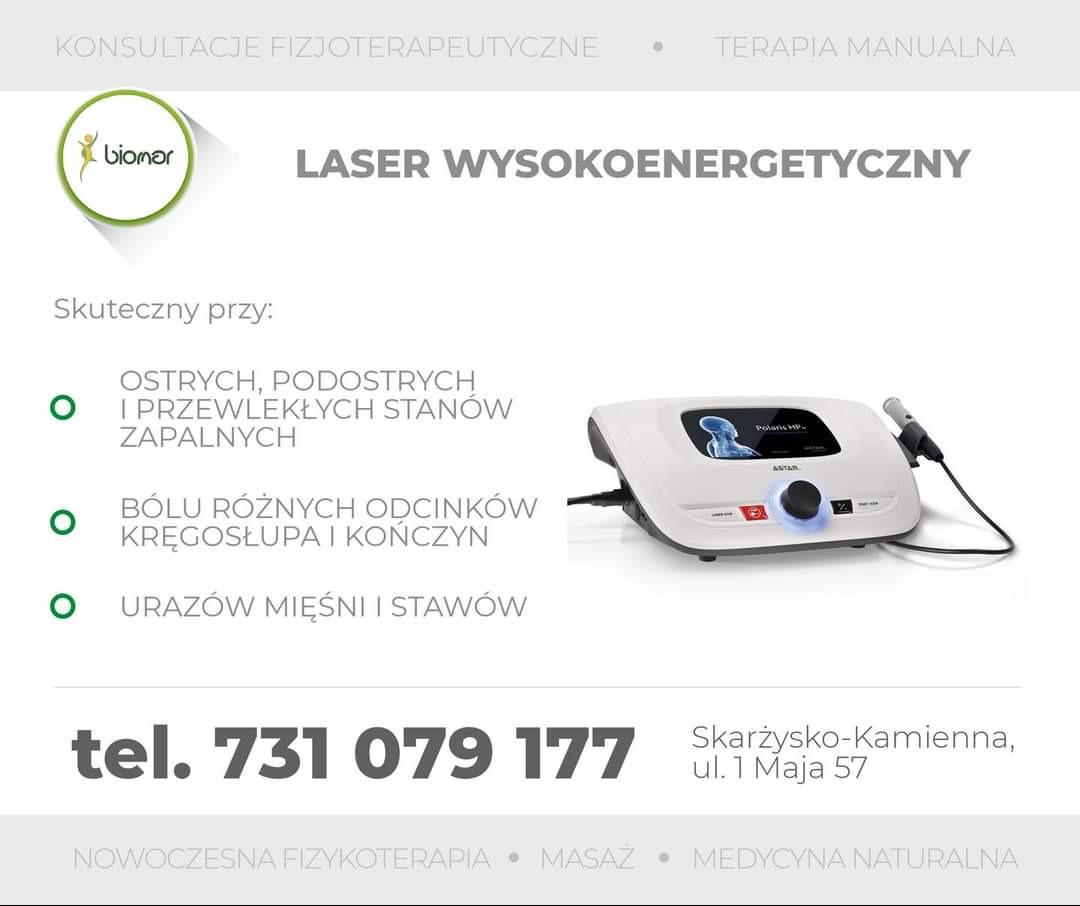 Laseroterapia wysokoenergetyczna HILT