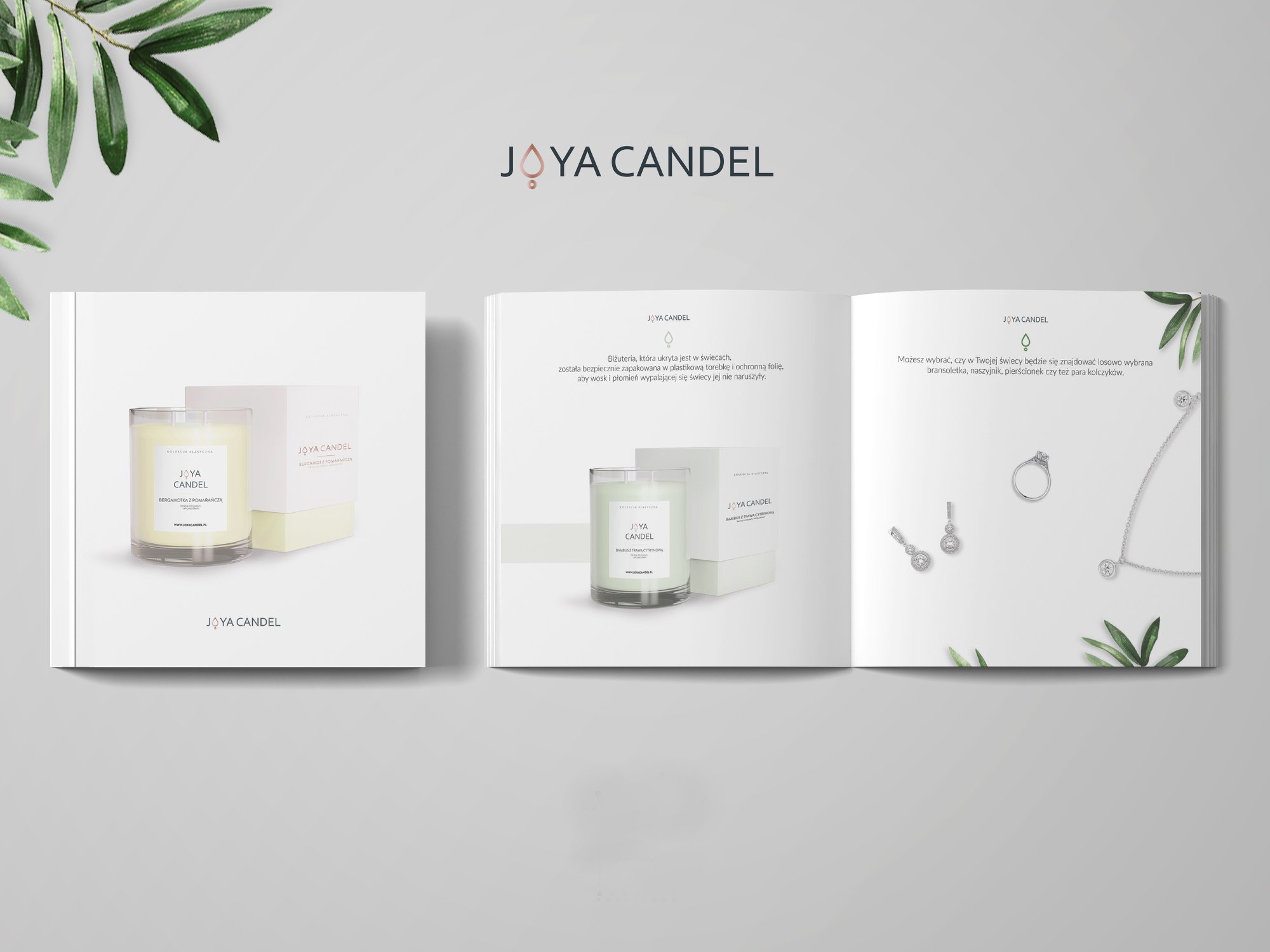 Projekt katalogu dla firmy Joya Candel