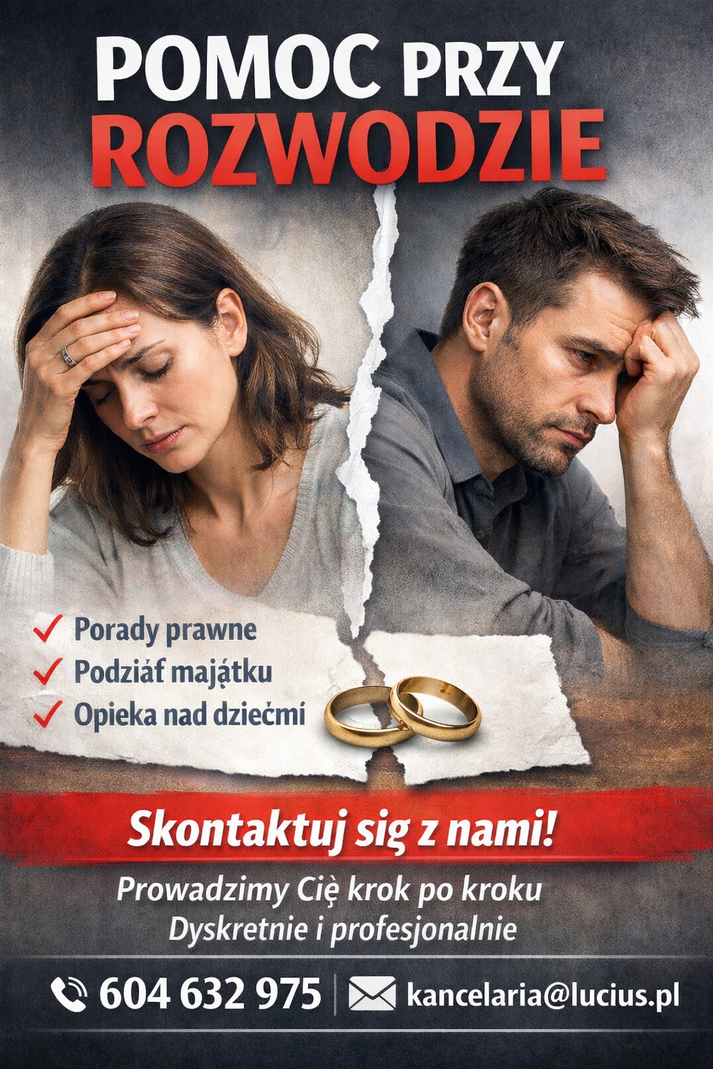 Pomoc prawna przy rozwodzie.