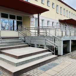 GlassMet Sp. z o.o. - Balustrada ze stali nierdzewnej - SPMZOZ Słupsk