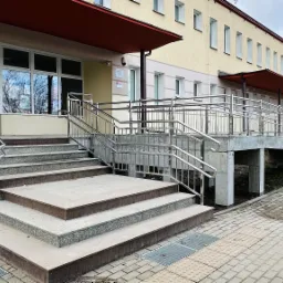 Balustrada ze stali nierdzewnej - SPMZOZ Słupsk