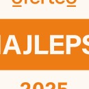 Pomarańczowy baner z białym napisem 'NAJLEPSI 2025' oraz logo Oferteo w górnej części, na jasnym tle.